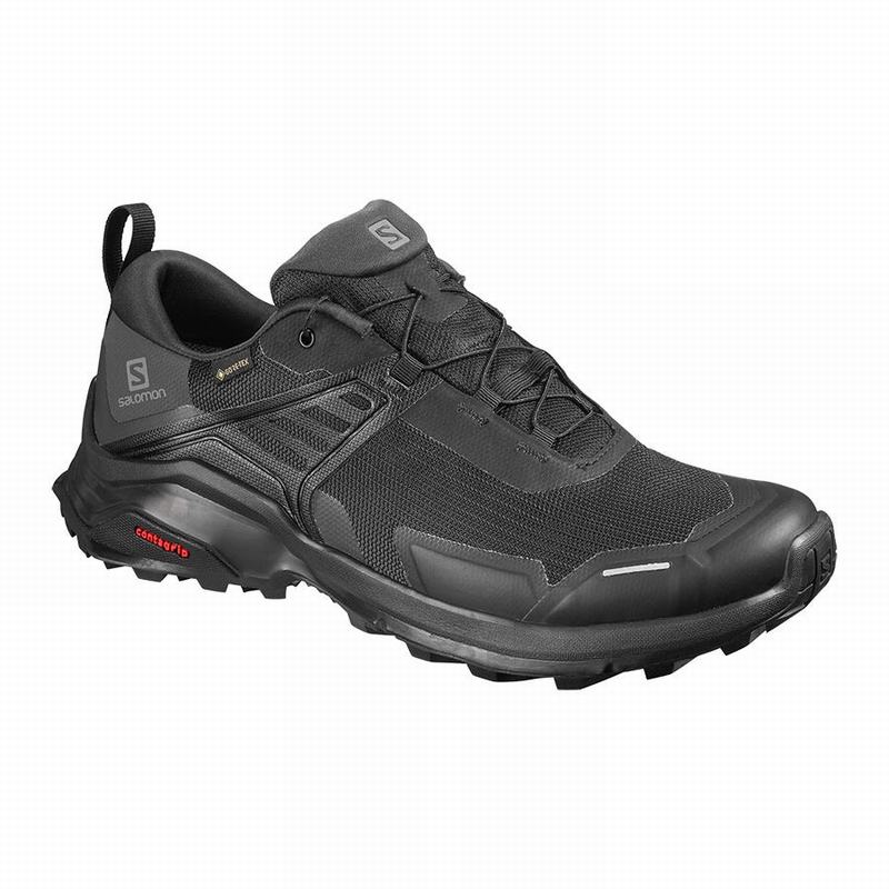 Salomon Israel X RAISE GORE-TEX - Mens Hiking Shoes - Black (GRNY-05341)